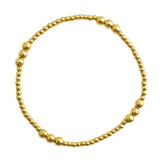 Caroline Gold-Filled Beaded Bracelet