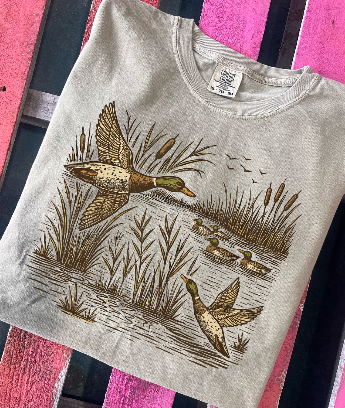Flying Mallards Duck Tee & Sweatshirt