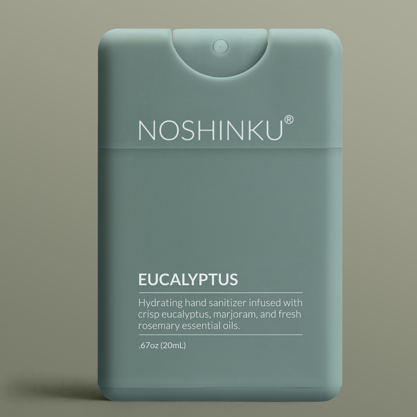 Noshinku Eucalyptus Pocket Hand Sanitizer – Refillable Moisturizing Sanitizer