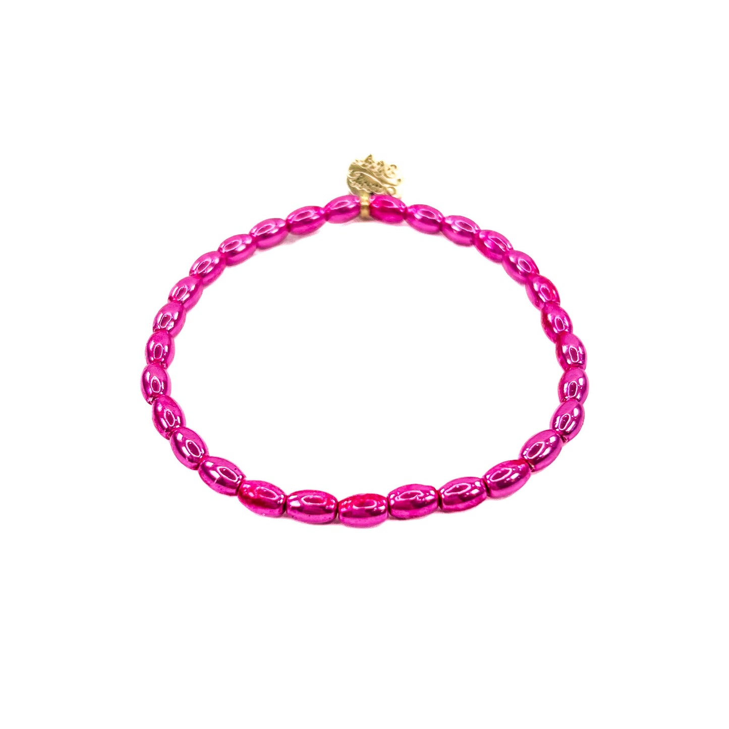 Hot Pink Bead Bracelets