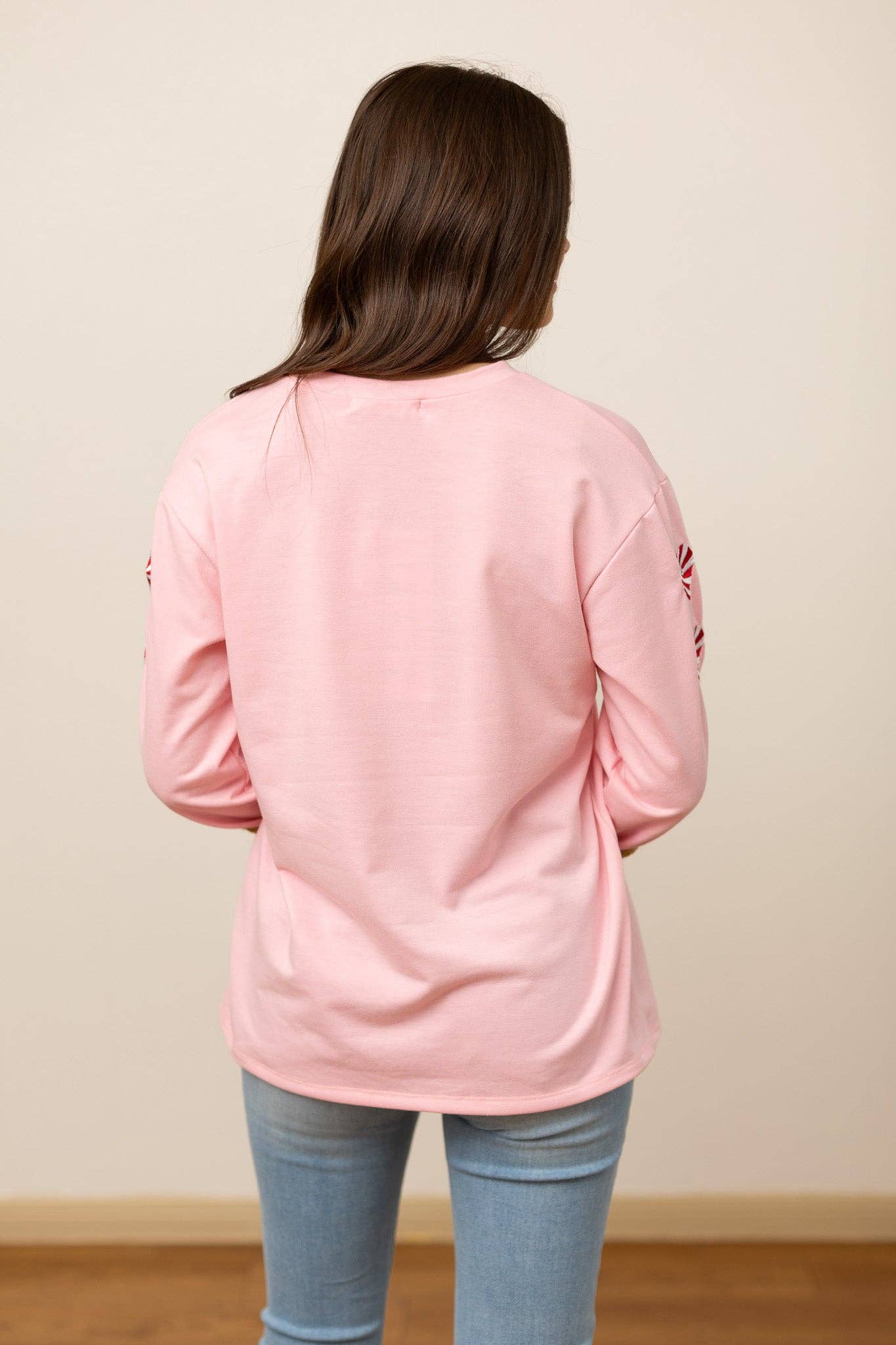 Feelin' Festive Pink Sweatshirt