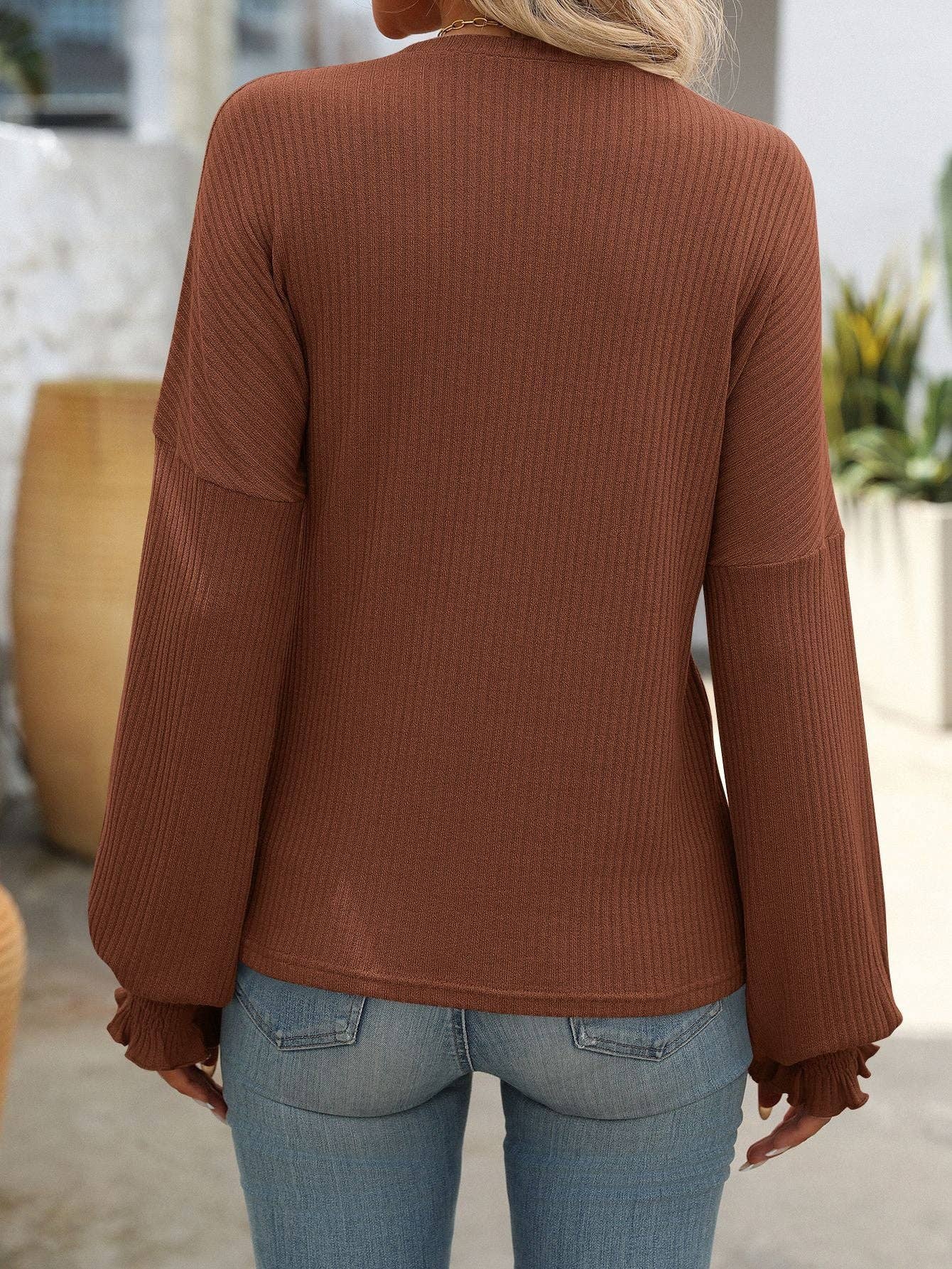 Casual Long-sleeved Sweater