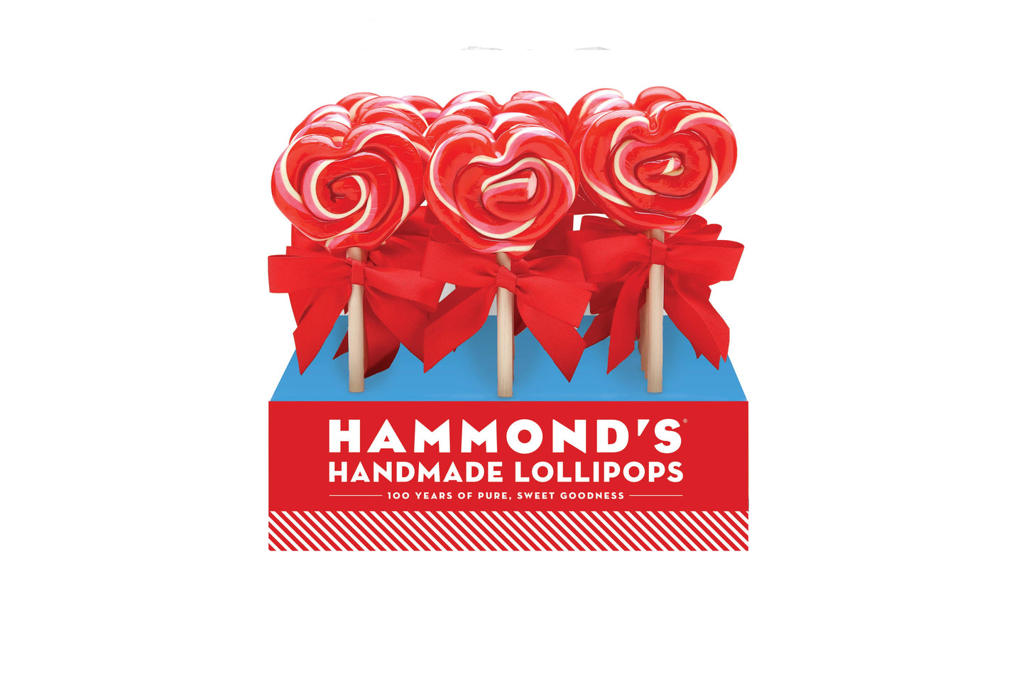 Hammond’s Heart Strawberry Shortcake Lollipop