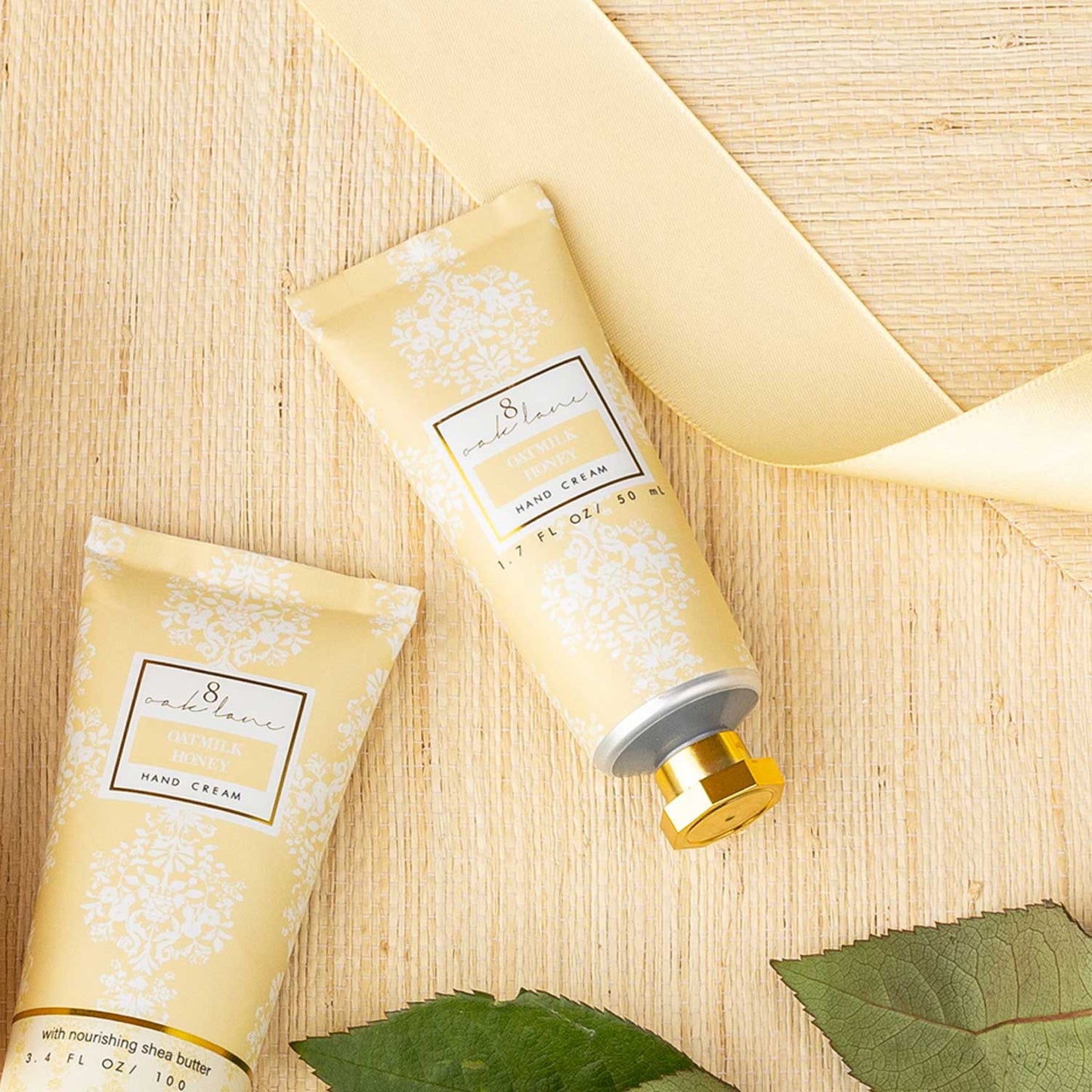 8 Oak Lane Oatmilk Honey Hand Cream – 50ml Shea Butter Travel Size