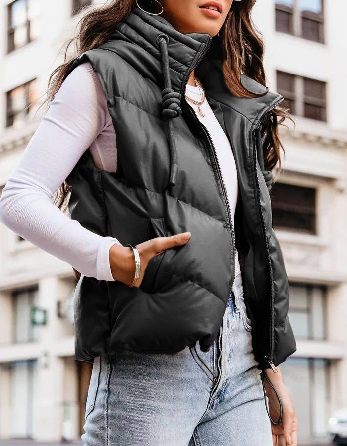 Hooded Puffer Vest