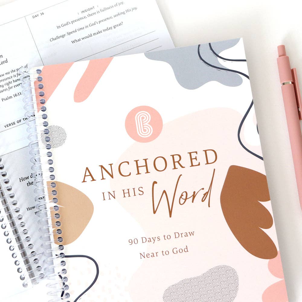 Spiral Bible Anchored In His Word: A 90 Day Devotional