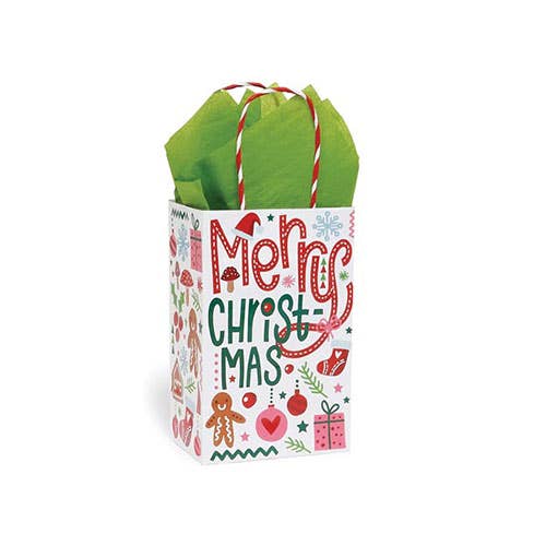 Whimsical Christmas Paper Gift Bags