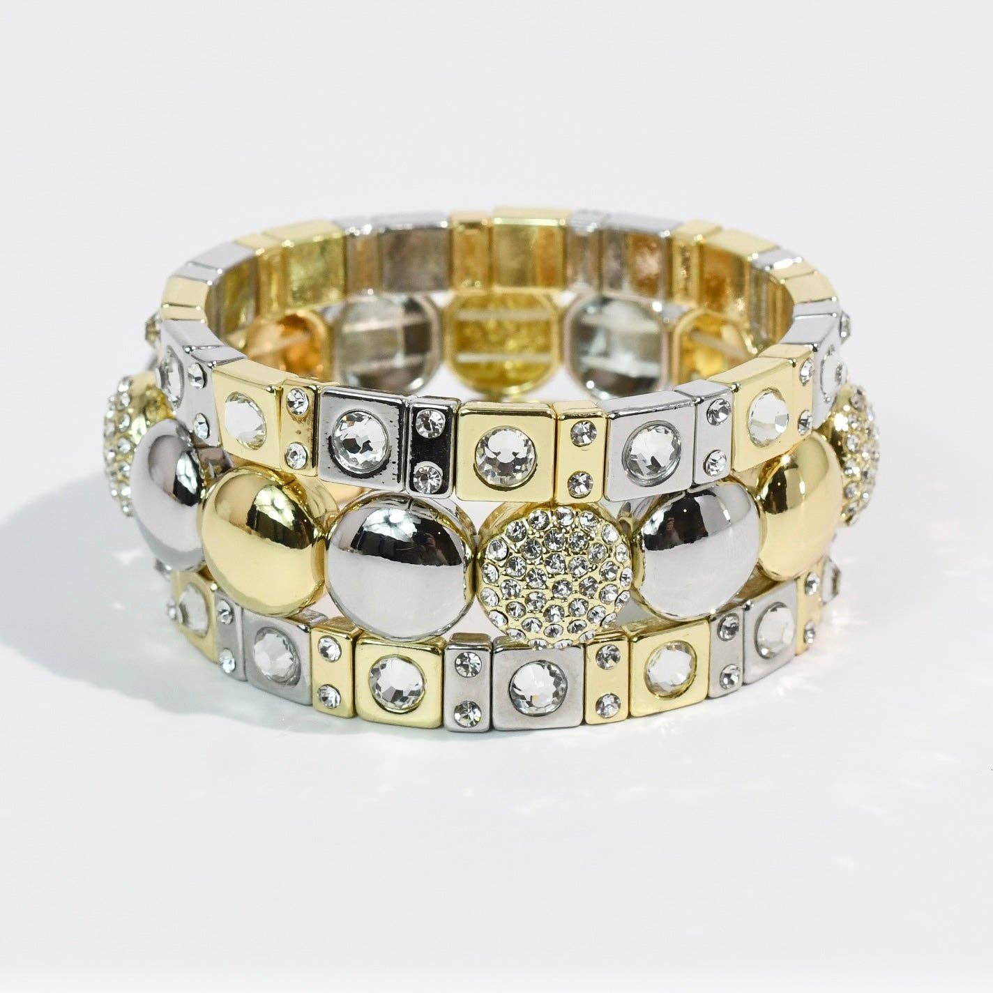 Treasure Jewels Mix Metal Sparkle Stack Set