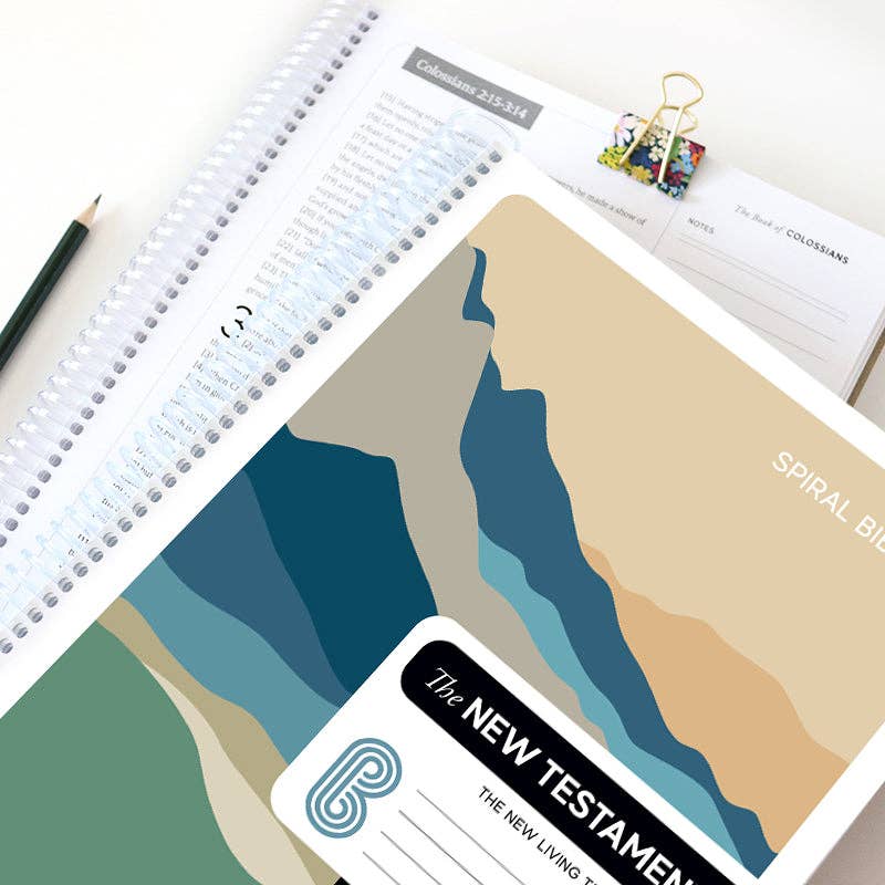 Spiral Bible - NLT Mountains New Testament