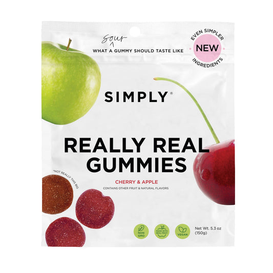 Simply Delightful Really Real Gummies - Sour Apple & Cherry