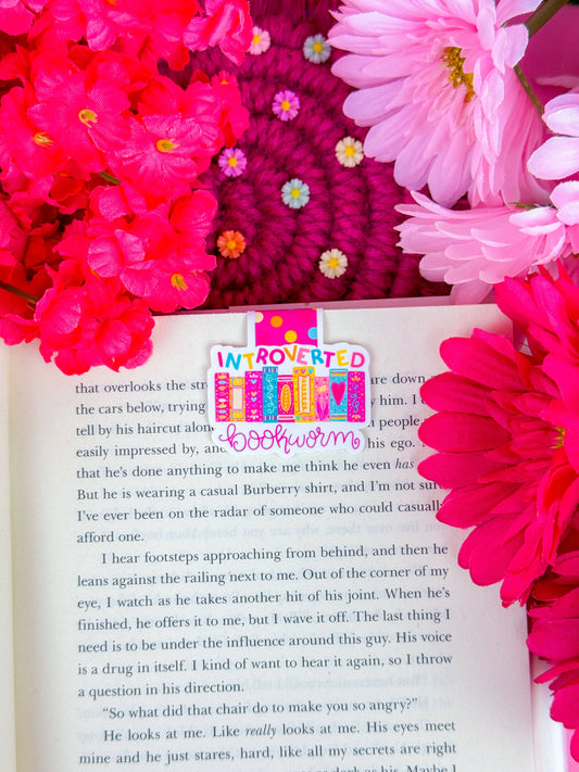 Introverted Bookworm Magnetic Bookmark