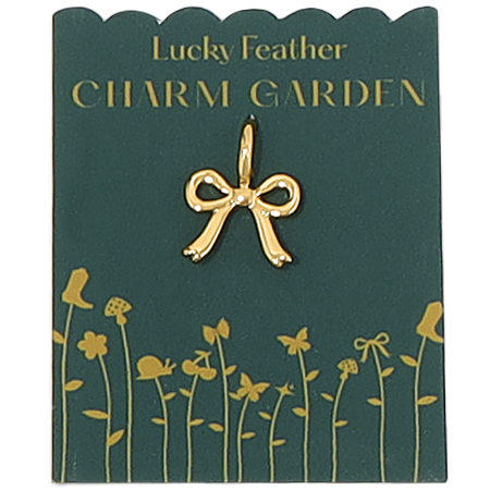 Charm Garden - Bow Charm - Gold