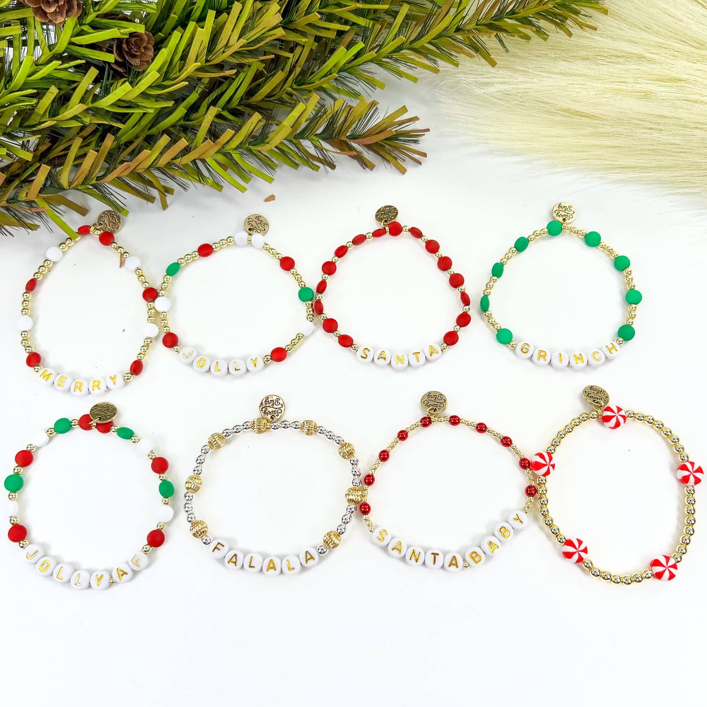 Christmas 18K Gold Filled Bracelets