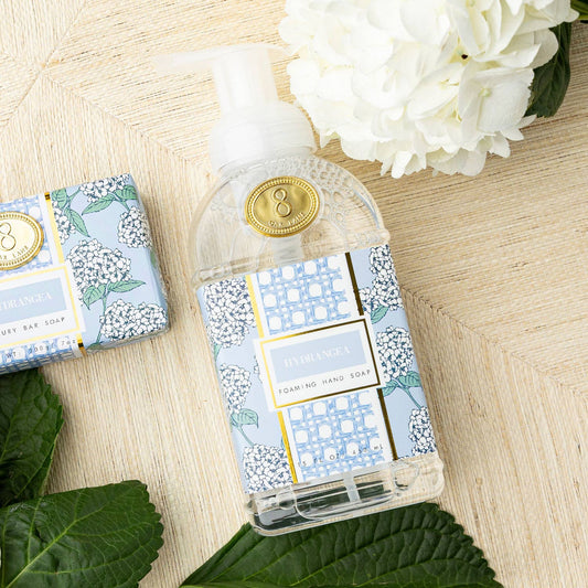 Hydrangea Foaming Hand Soap – 15oz Floral Scented Hand Soap
