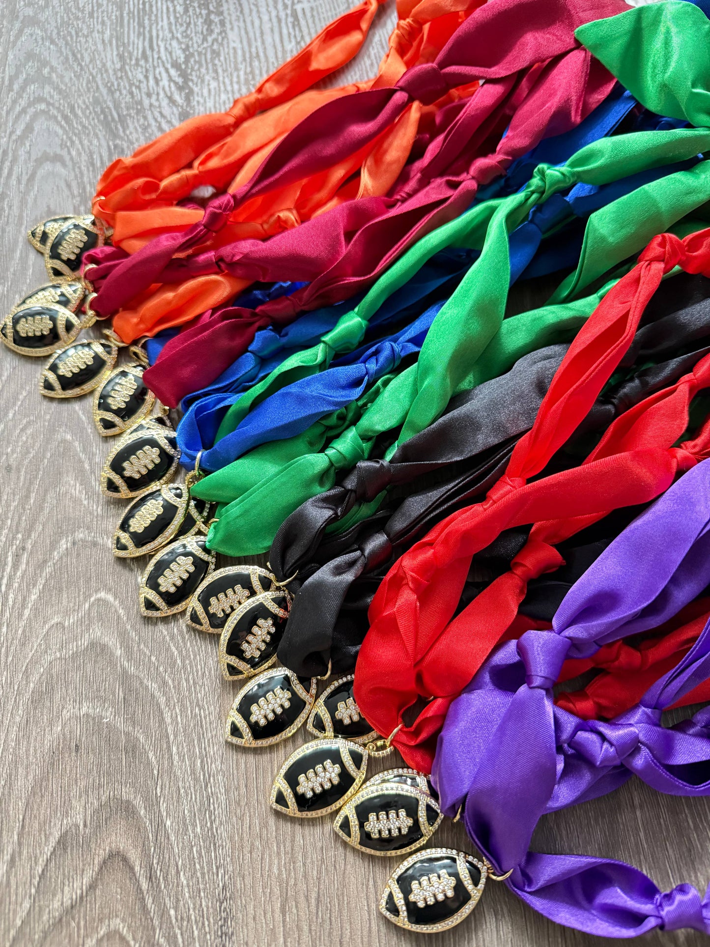 Game Day Royal Blue Scarf Necklace