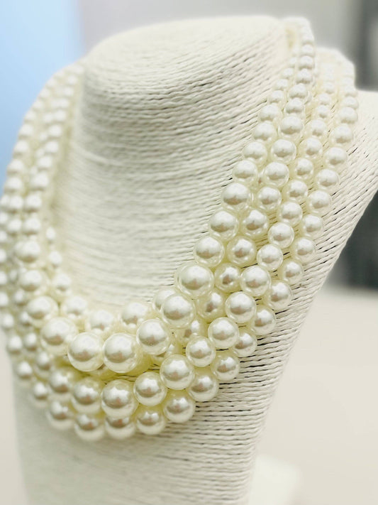 Two Forty Two 5-Strand Pearl Necklace