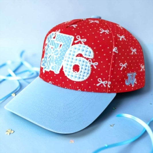 1776 Patchwork Patriotic Trucker Hat
