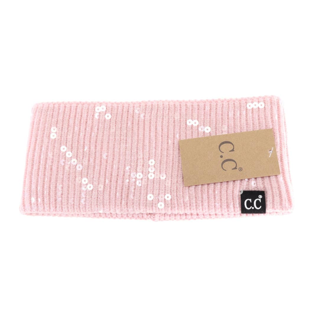 Allover Clear Sequin Women's Fashion Headband