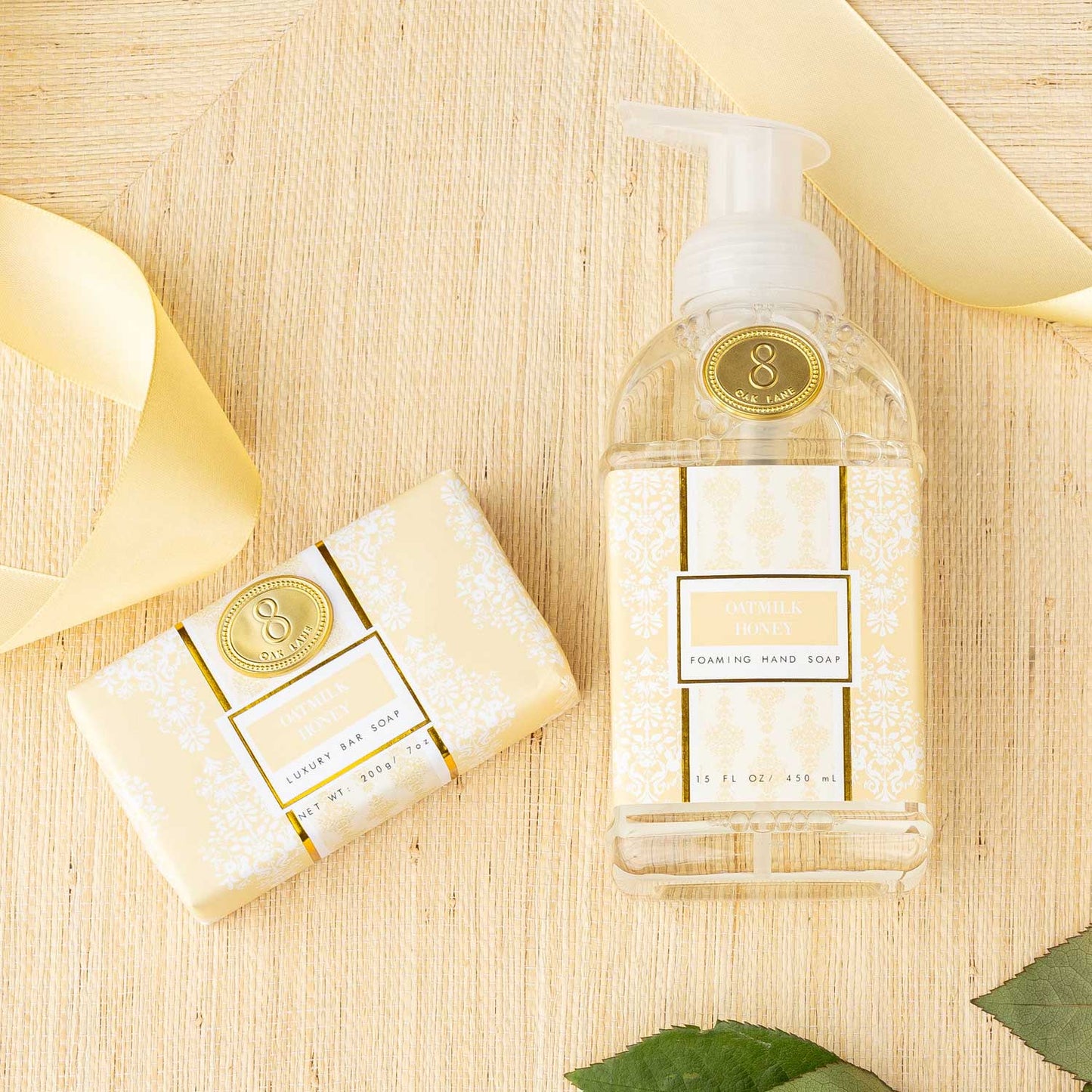 8 Oak Lane Oatmilk Honey Foaming Hand Soap – 15oz Scented Luxury Hand Wash