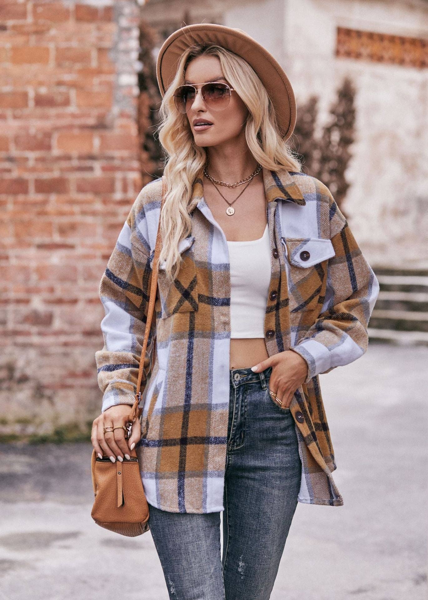 Women's Plaid Shacket