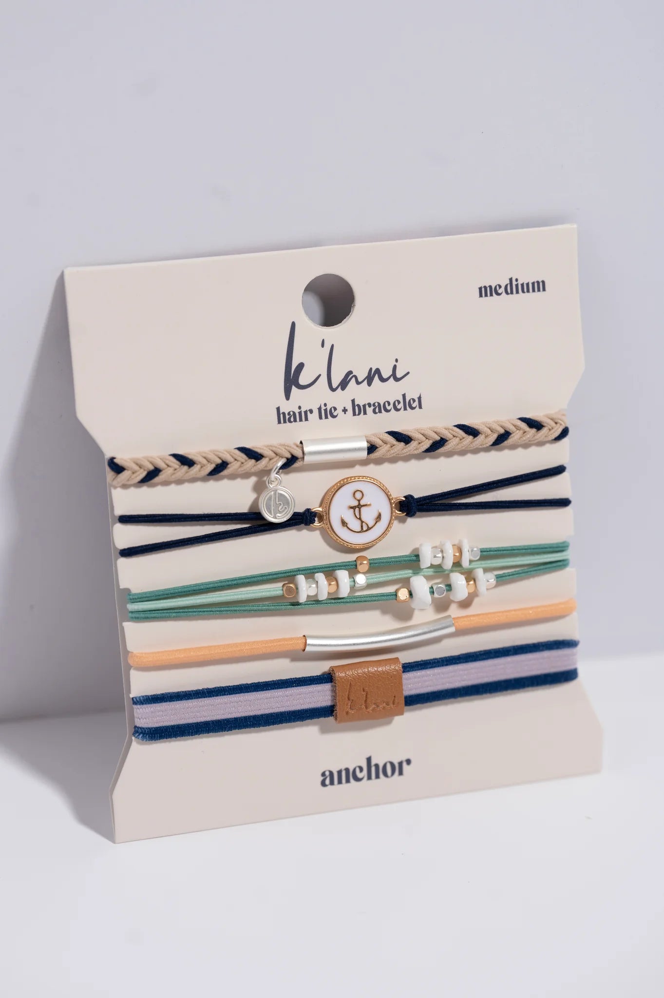 Anchor K'lani hair tie + bracelet set