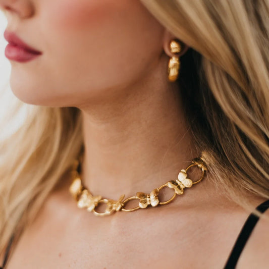 Beatrice Butterfly Chain Necklace