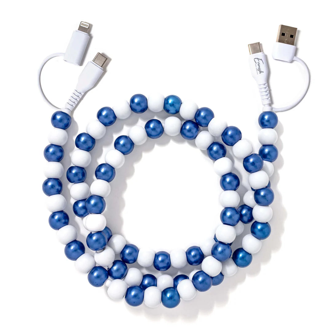 Erimish 6 ft Beaded Phone Chargers Multi Use