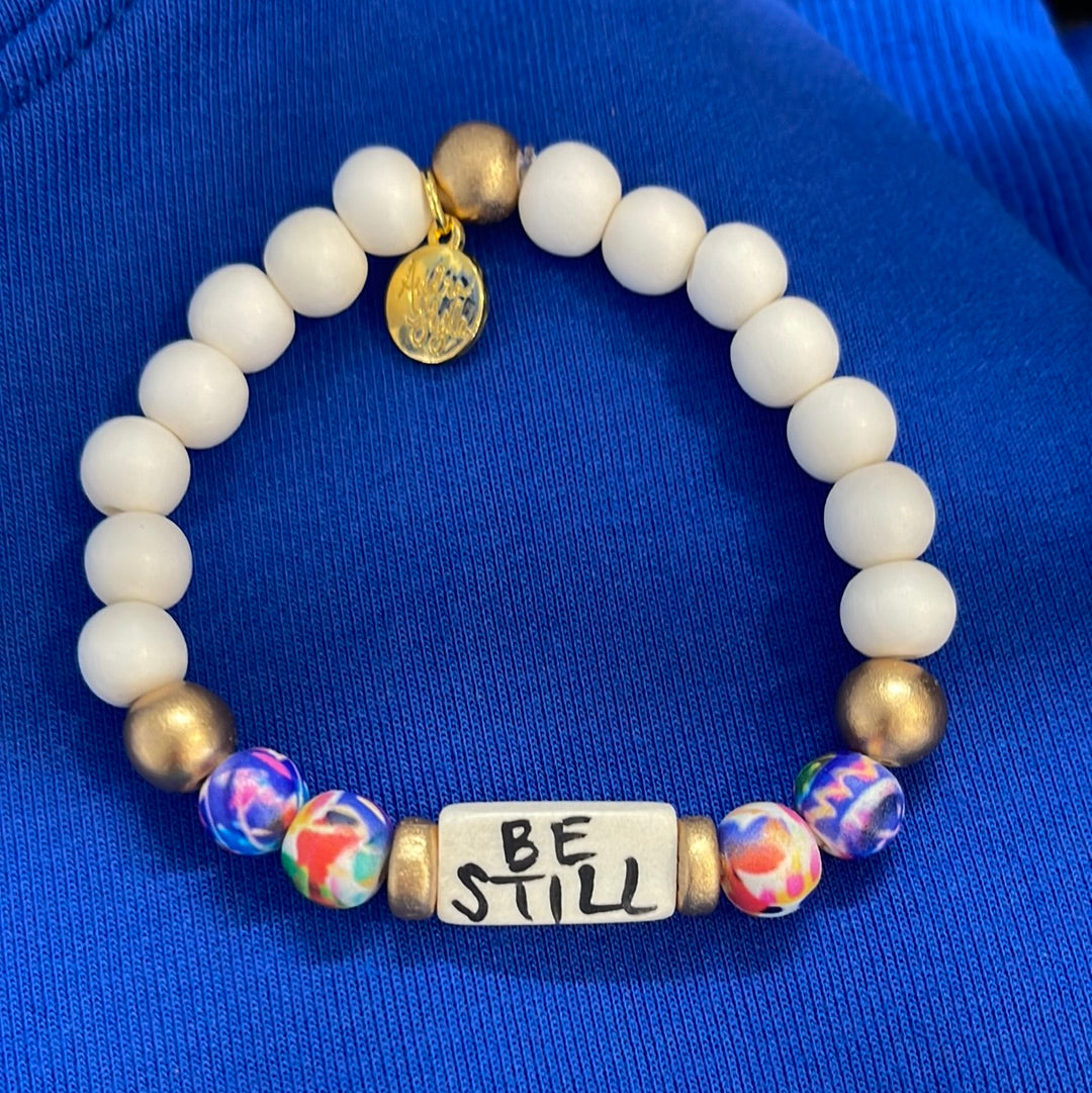 Affirmation Words Beaded Bracelet