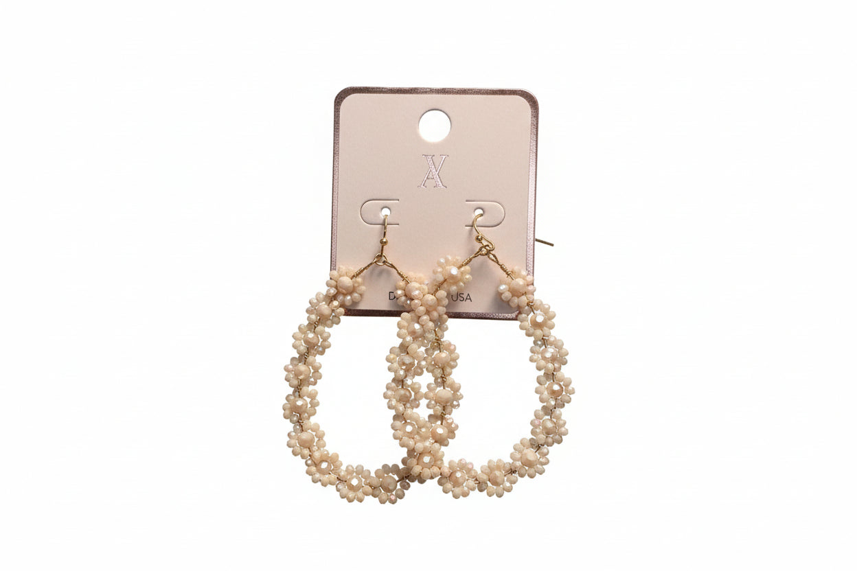 pearl beaded earrings
