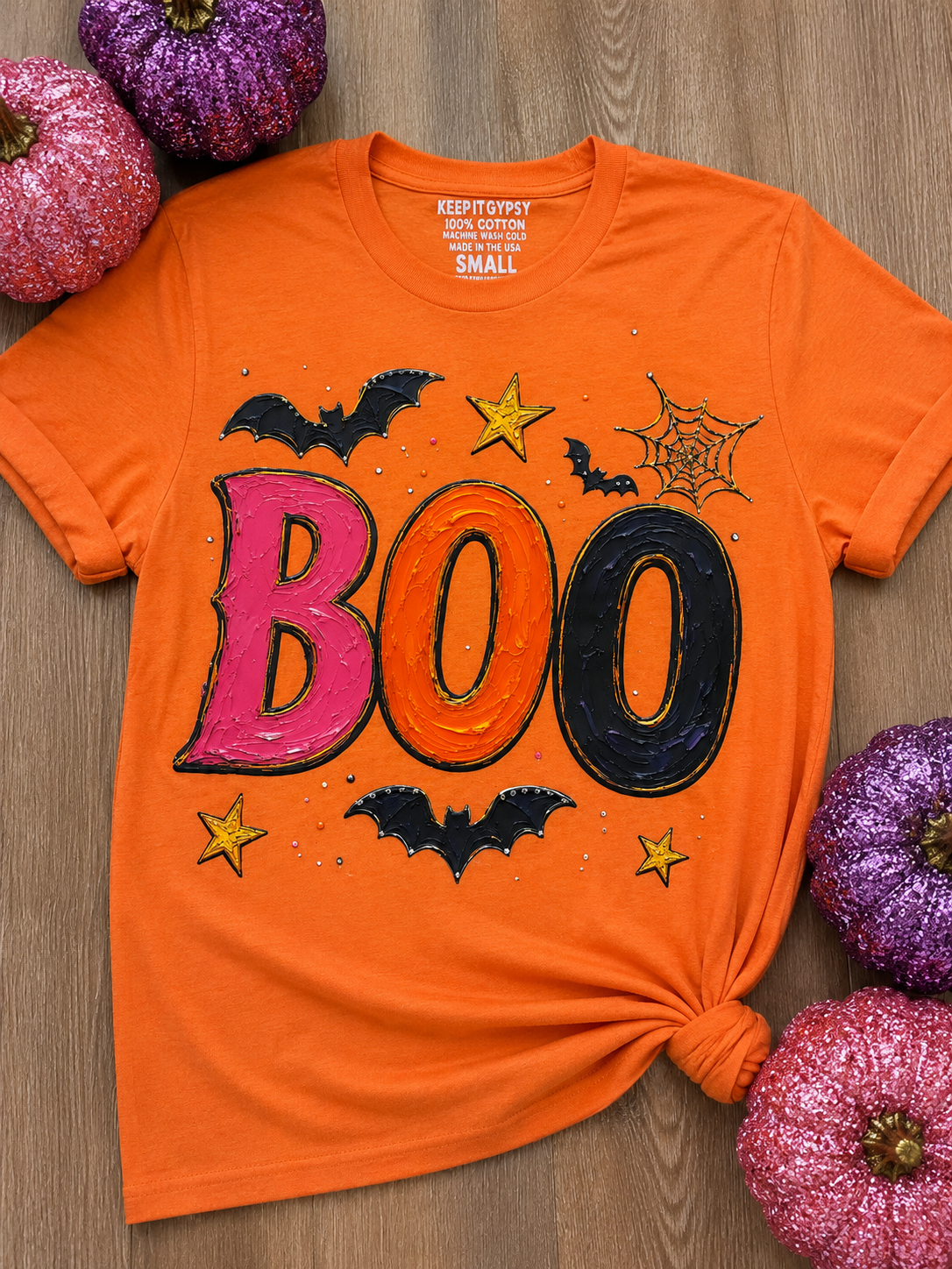 BOO Crystal Bling Graphic Tee