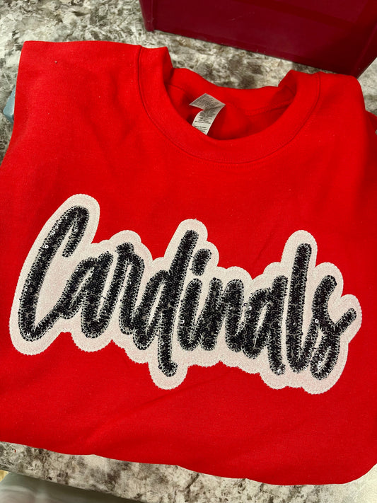 Cardinals Real Sequins Sweatshirt