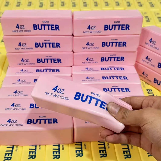 Viral Pink Butter Squishy Stress Toy