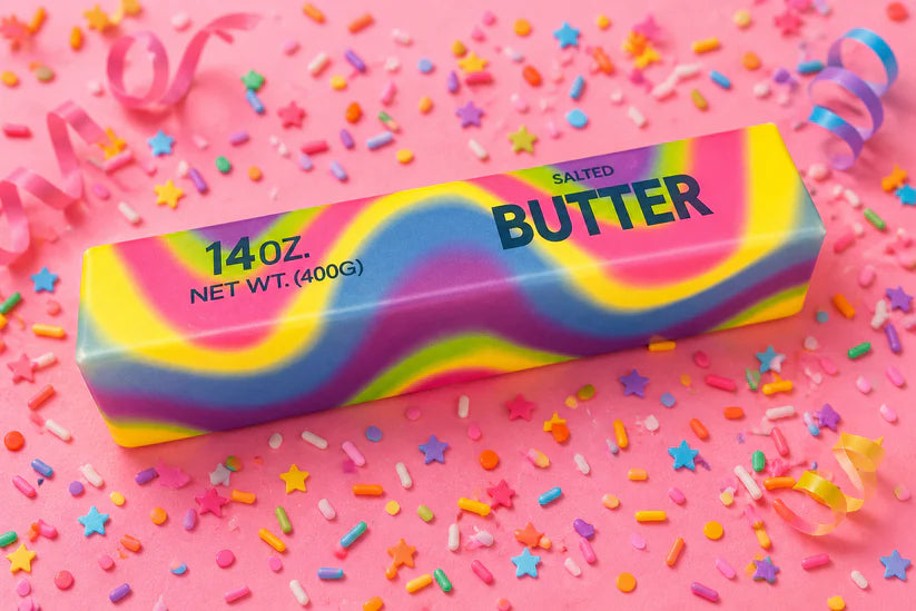Giant Rainbow Butter Squishy Toy (14 oz)