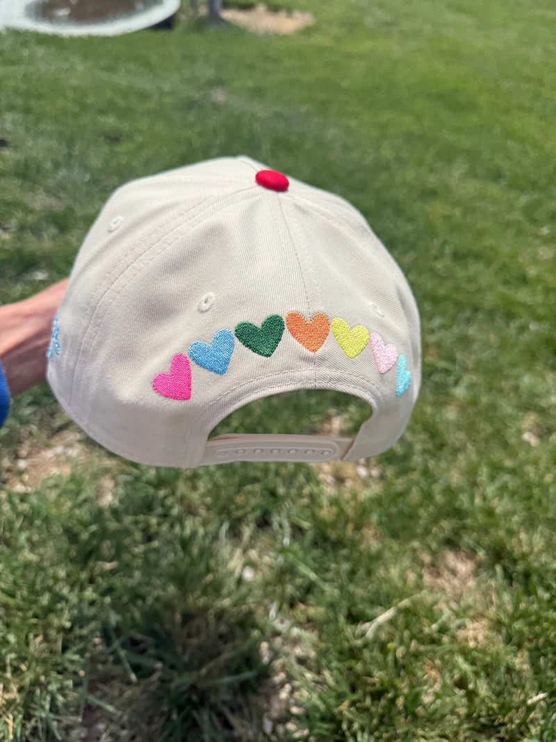 Happy Mother Embroidered Trucker Hat – Colorful Women's Snapback