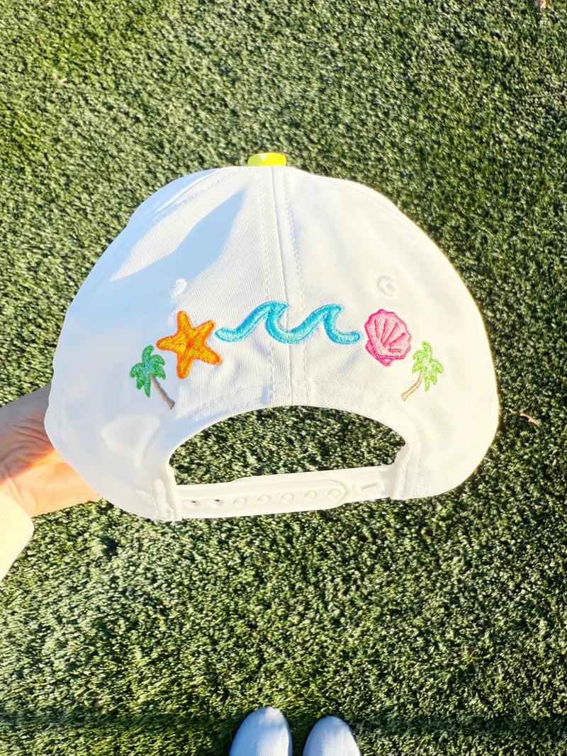 Seas the Day Colorful Embroidered Trucker Hat