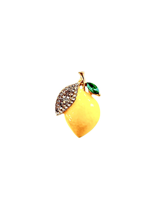 Gemelli Lemon Charm Brooch Pin
