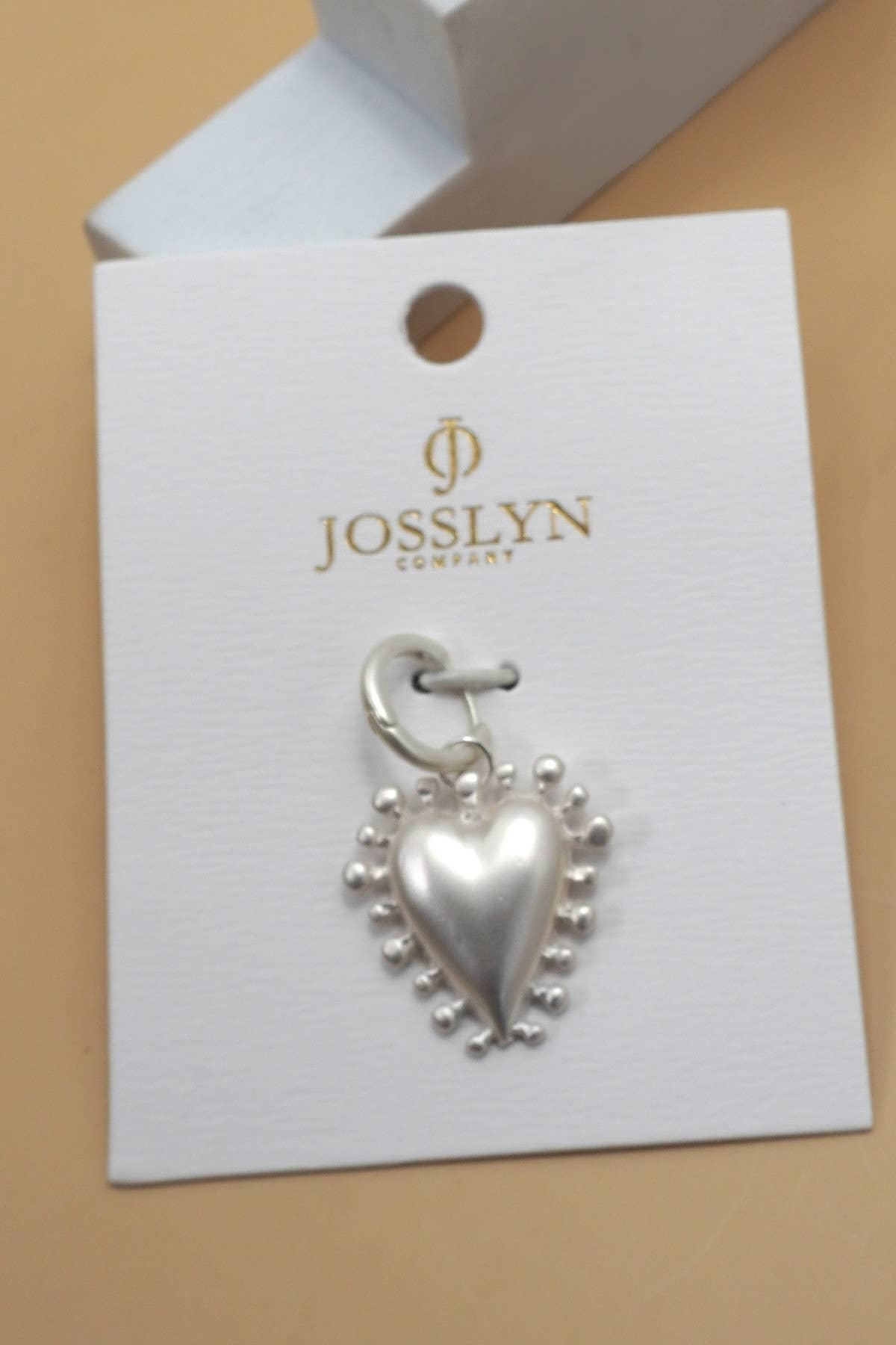 Heart Charms for Scarf Necklace