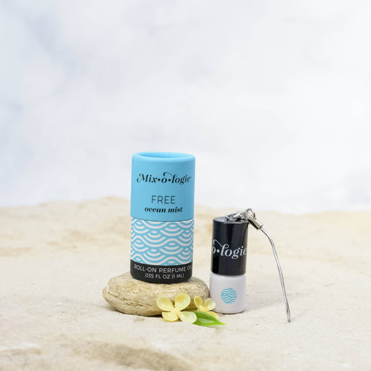 Mixologie Free (ocean mist) Keychain Mini Roll-On Perfume