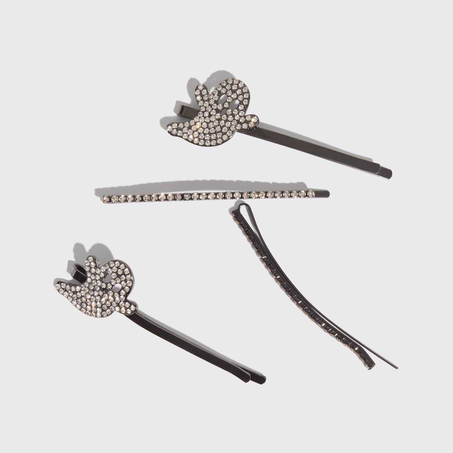 Kitsch Extra Long Ghost Rhinestone Bobby Pins