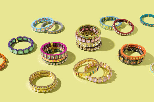 Enamel Stretch Bracelet – Assorted Styles