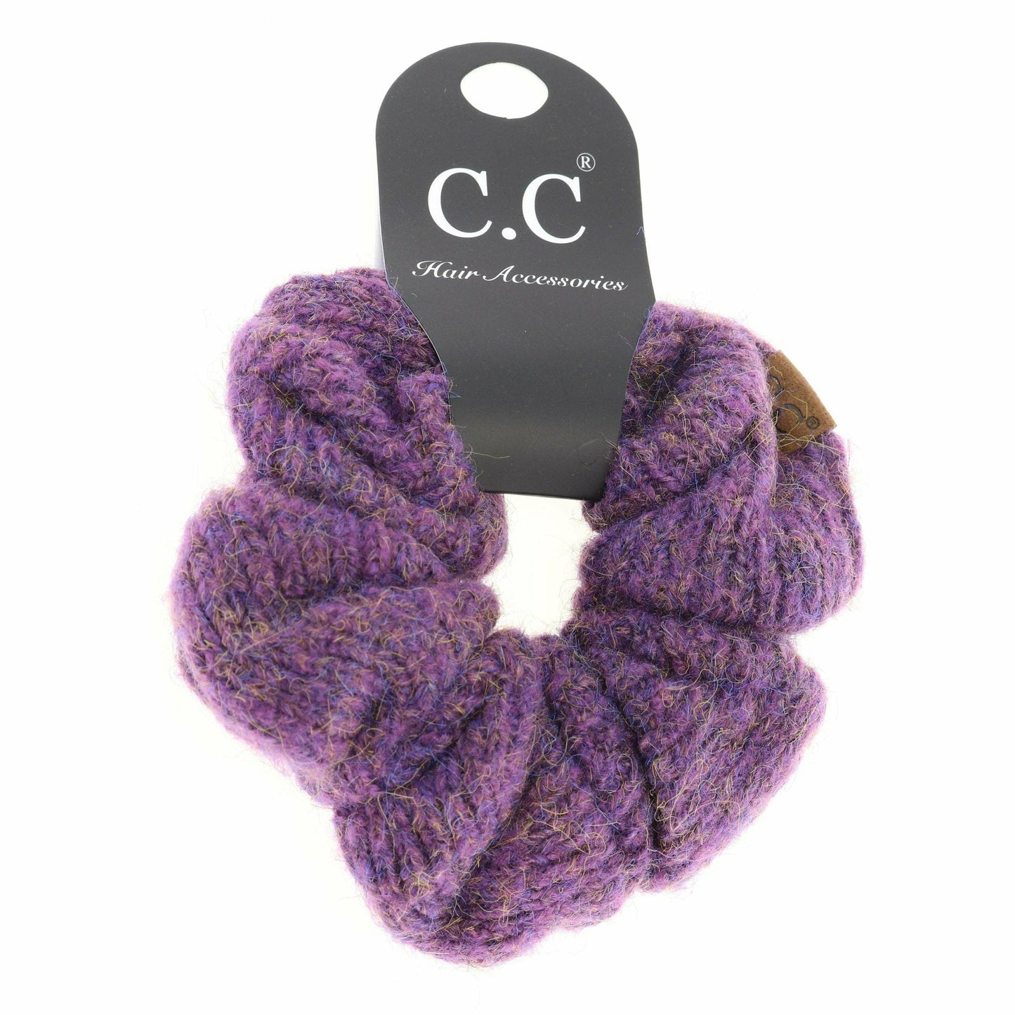 Two-tone Knit Ponytail C.C Women's Scrunchie