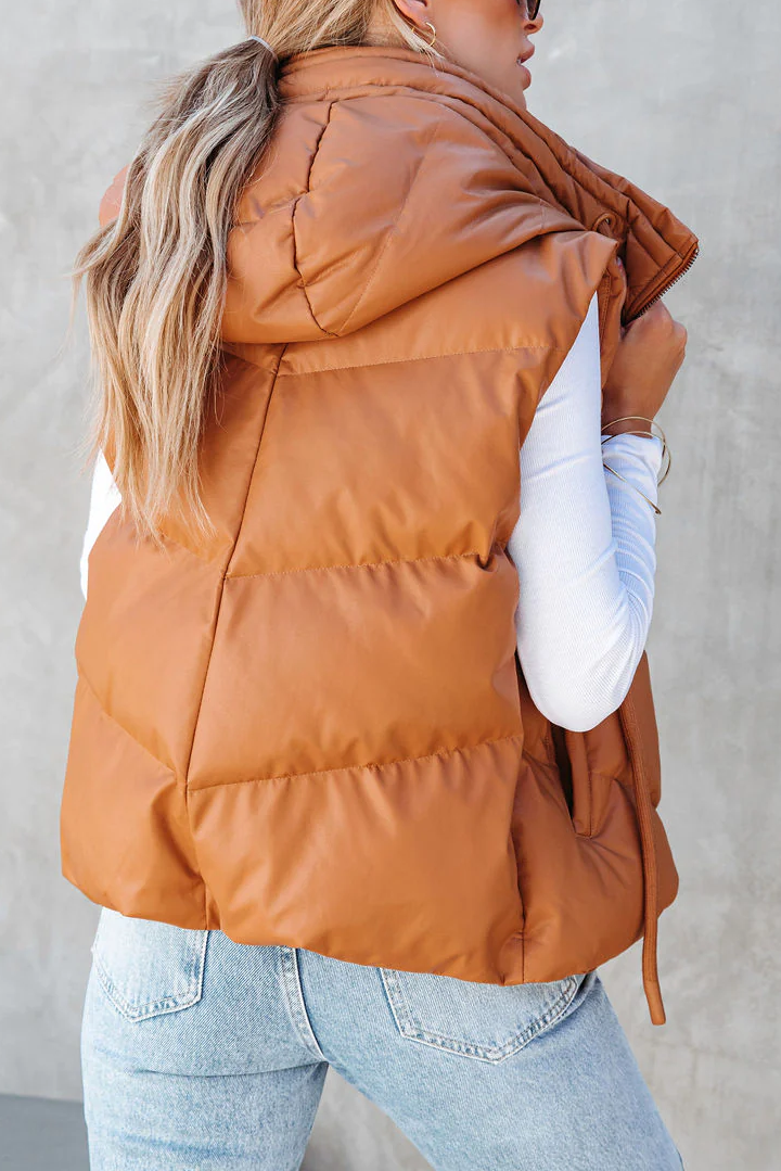 Hooded Puffer Vest