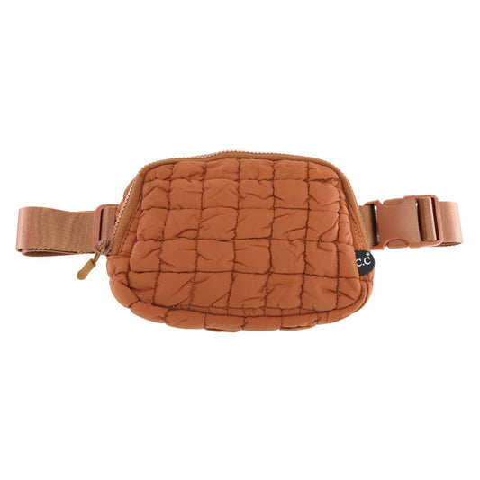 Quilted Puffer Women's C.C Belt Bag