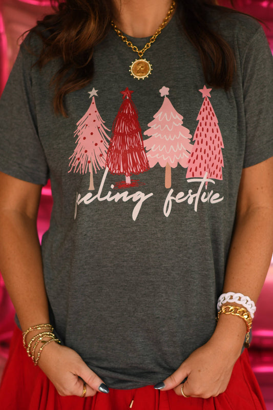 Feeling Festive Trees Tee