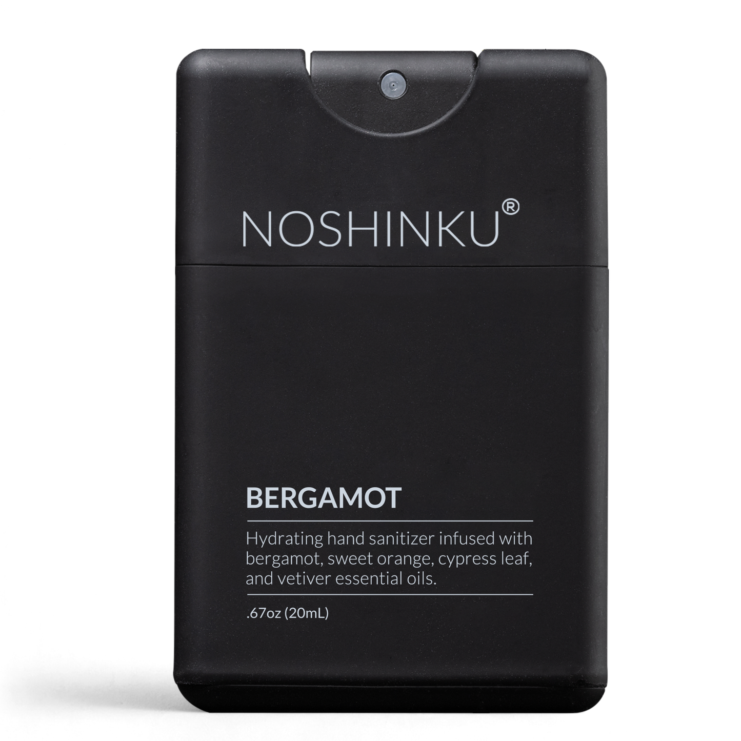 Noshinku Bergamot Pocket Hand Sanitizer – Refillable Moisturizing Sanitizer
