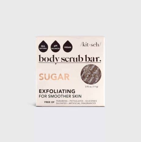 Sugar Exfoliating Body Scrub Bar