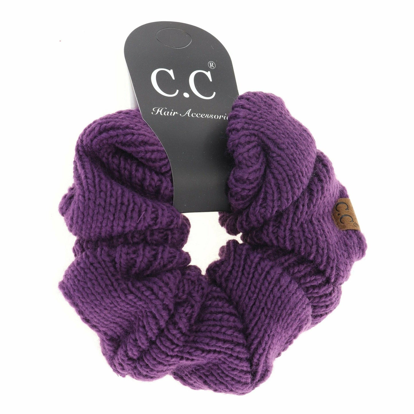 Solid Knit Ponytail C.C Women's Scrunchie