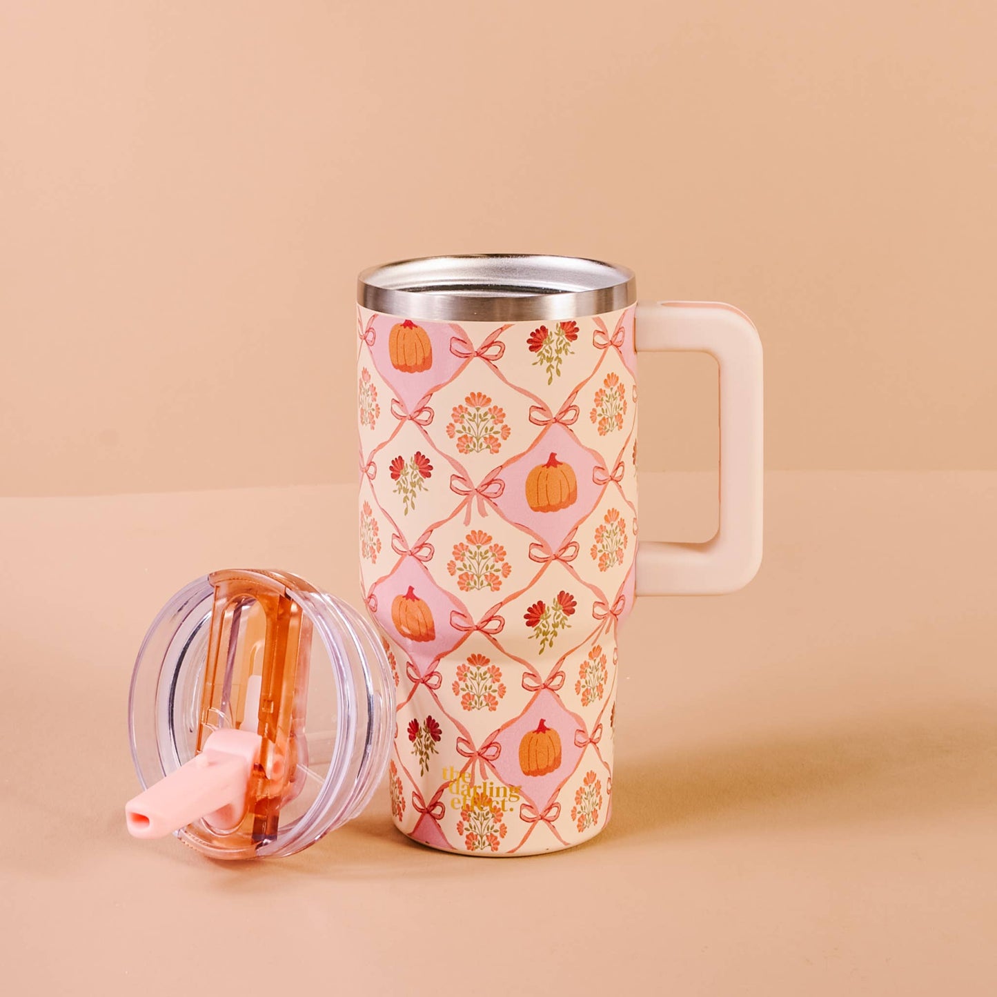 The Darling Effect Patchwork Pumpkins 20 oz Tumbler