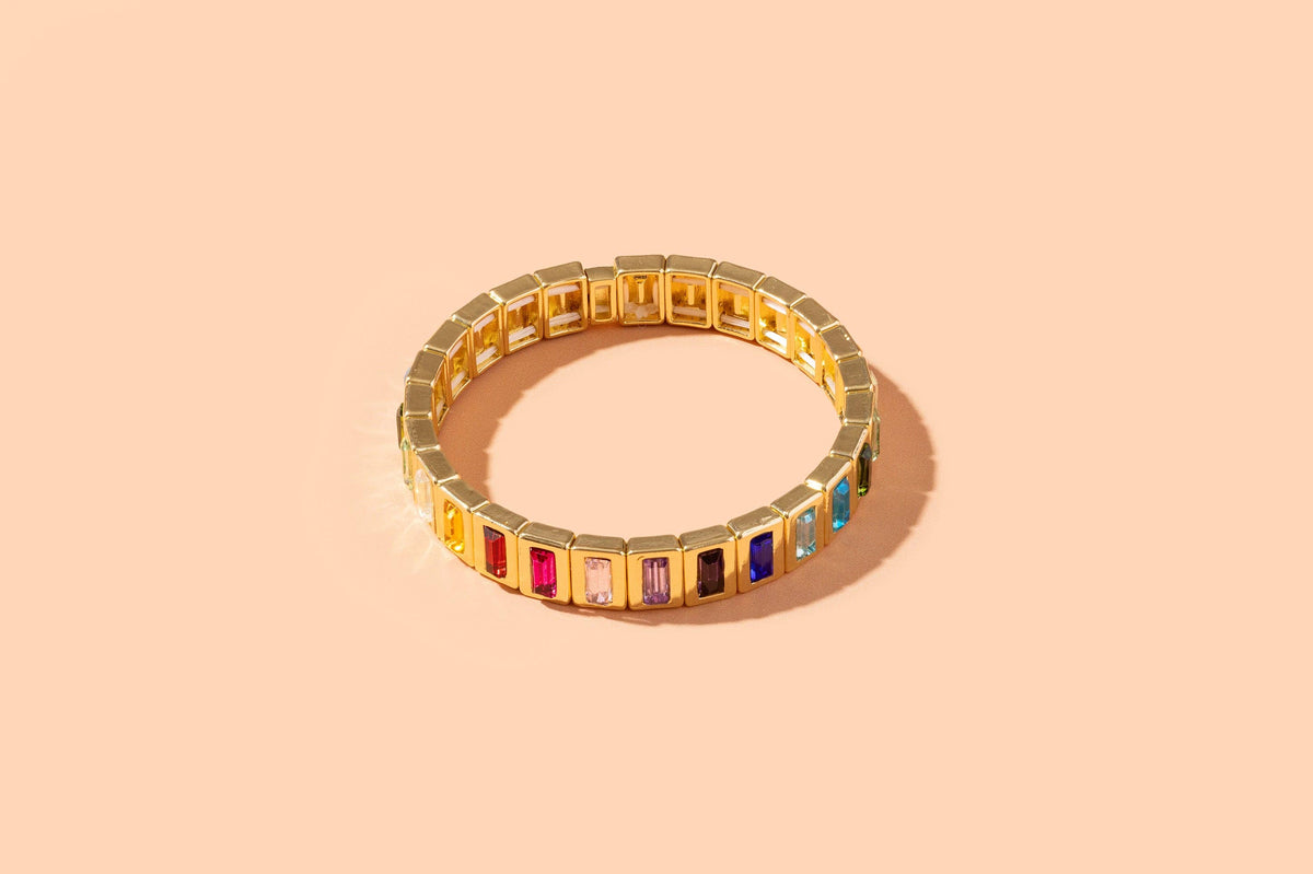 Taylor Elliott Stretch Gemstone Bracelet | Assorted Colors