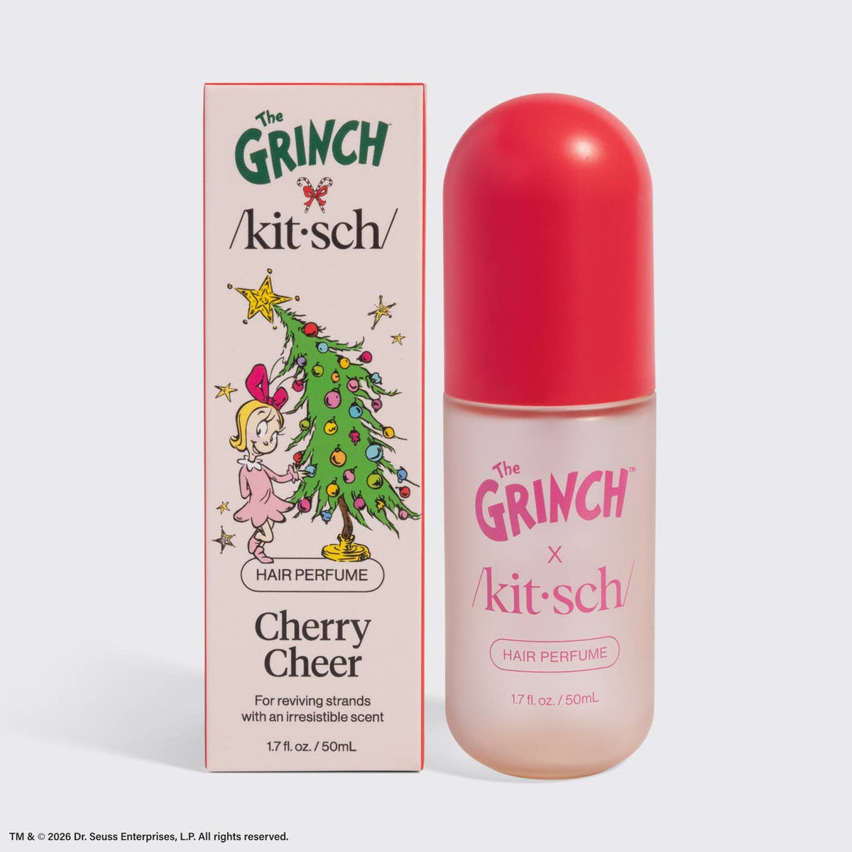 The Grinch x Kitsch Cherry Cheer Hair Perfume – Sweet Cherry Fragrance